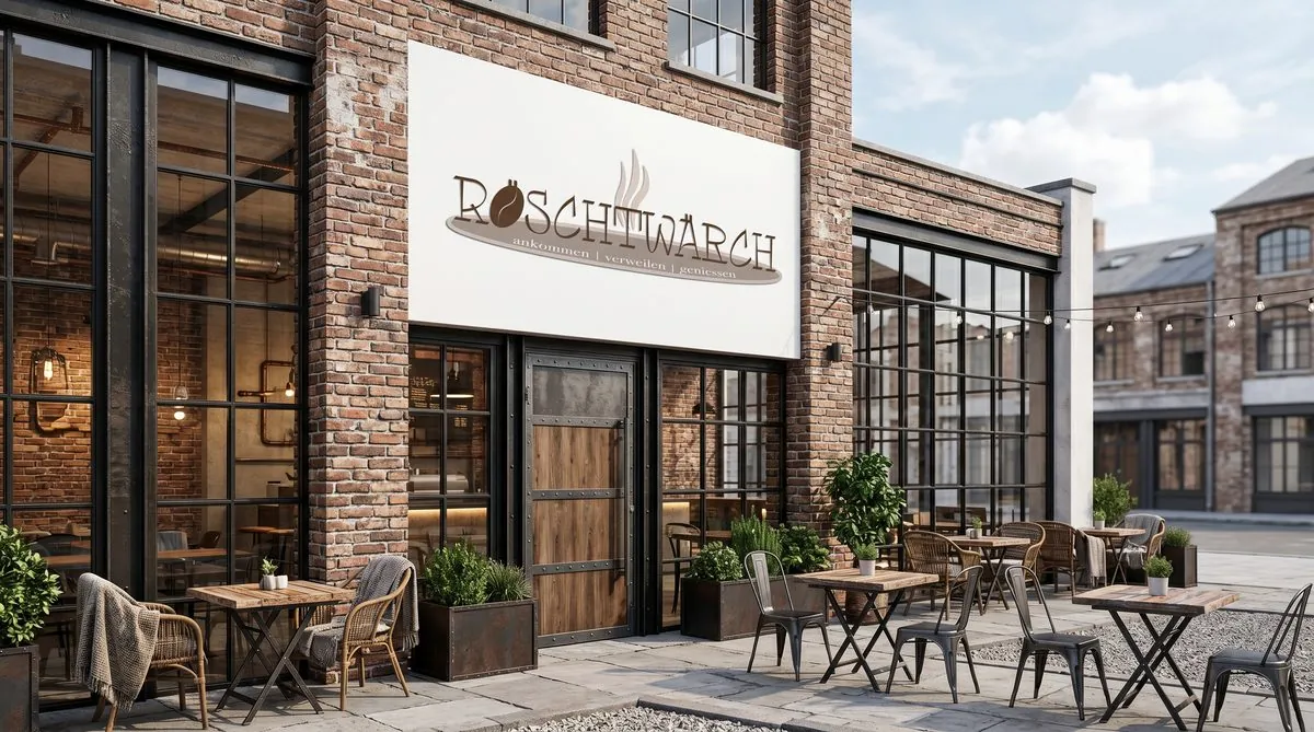 Röschtwärch – Aussenansicht des Cafés, in Arbeit